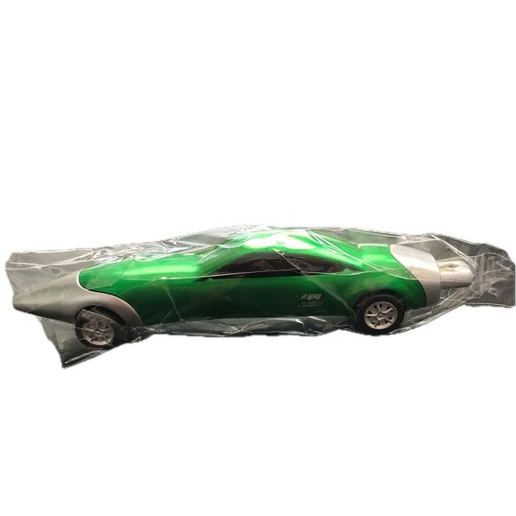 3/$20 Novelty Green Plastic Car Pen BallPoint Wheels Roll Cute Fun 5.5" Long - Picture 1 of 4